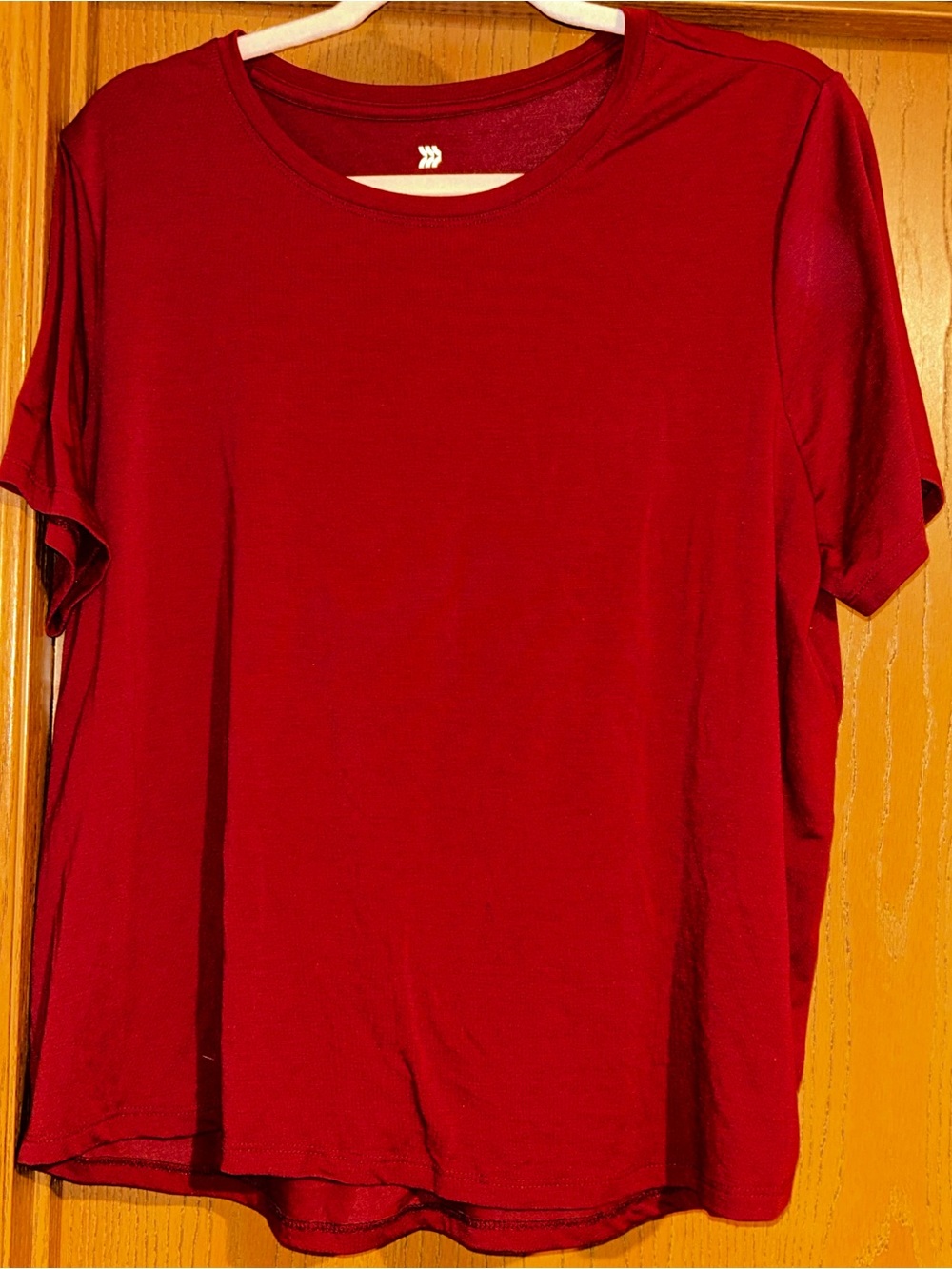 all in motion Rich burgundy Short-Sleeve Crewneck Tee - Women